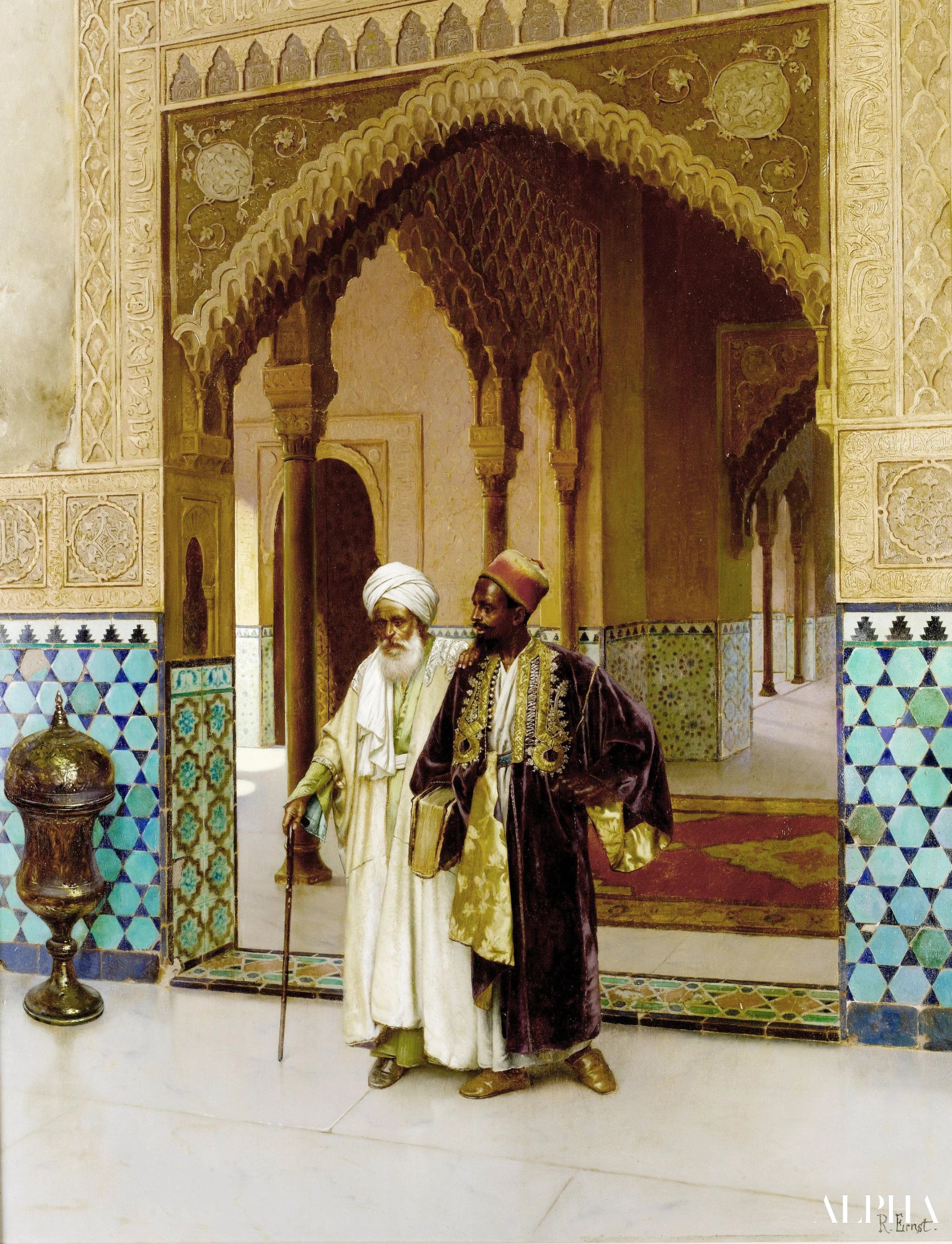 20 ציורים מפורסמים של Rudolf Ernst