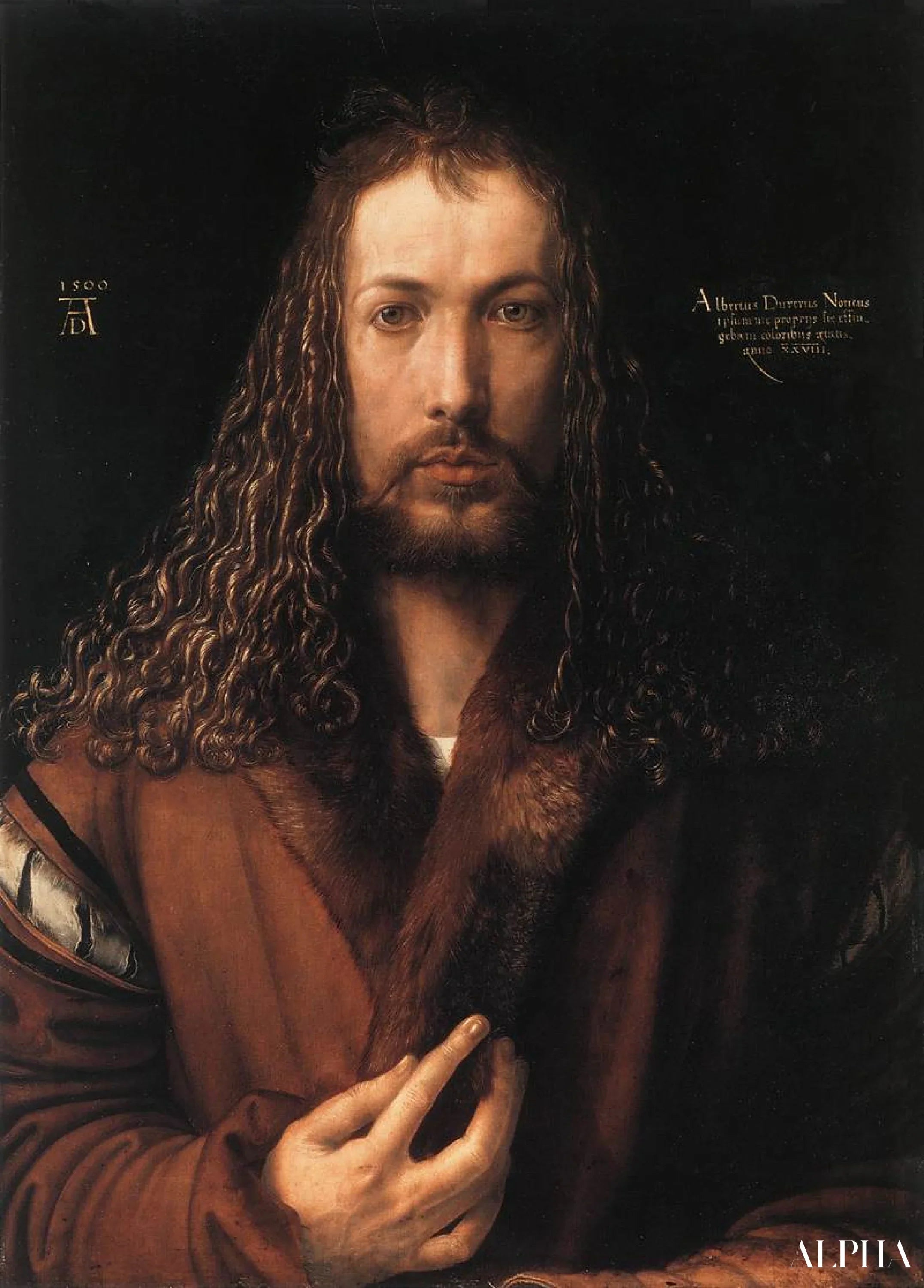 100 ציורים מפורסמים של Albrecht Dürer