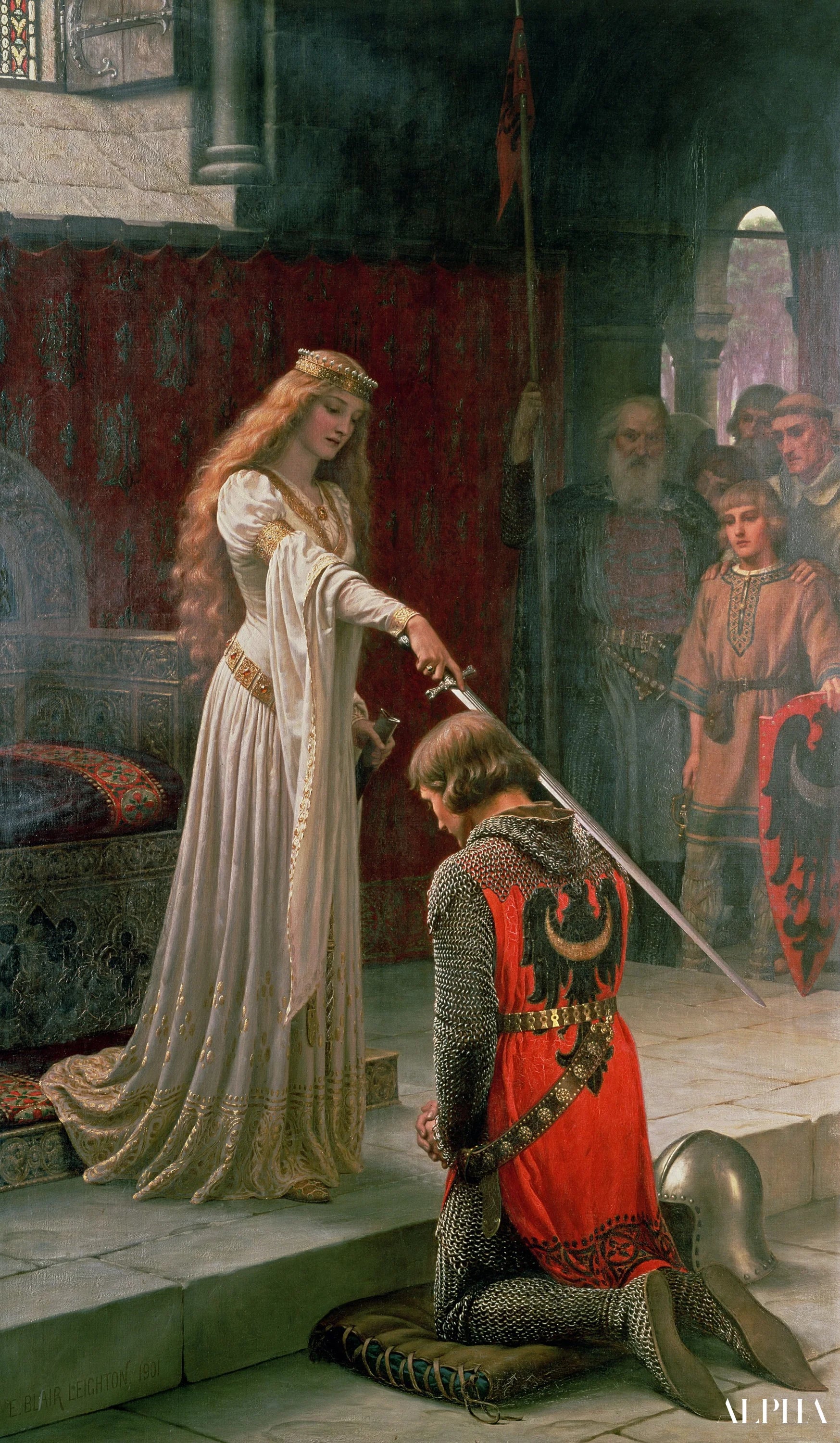 20 ציורים מפורסמים של Edmund Leighton