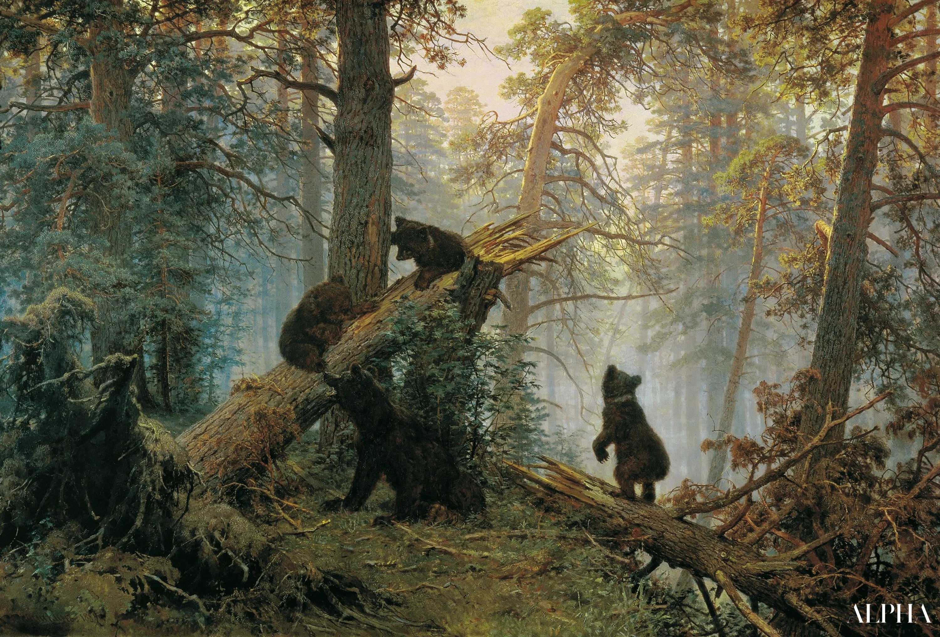 20 ציורים מפורסמים של Ivan Shishkin
