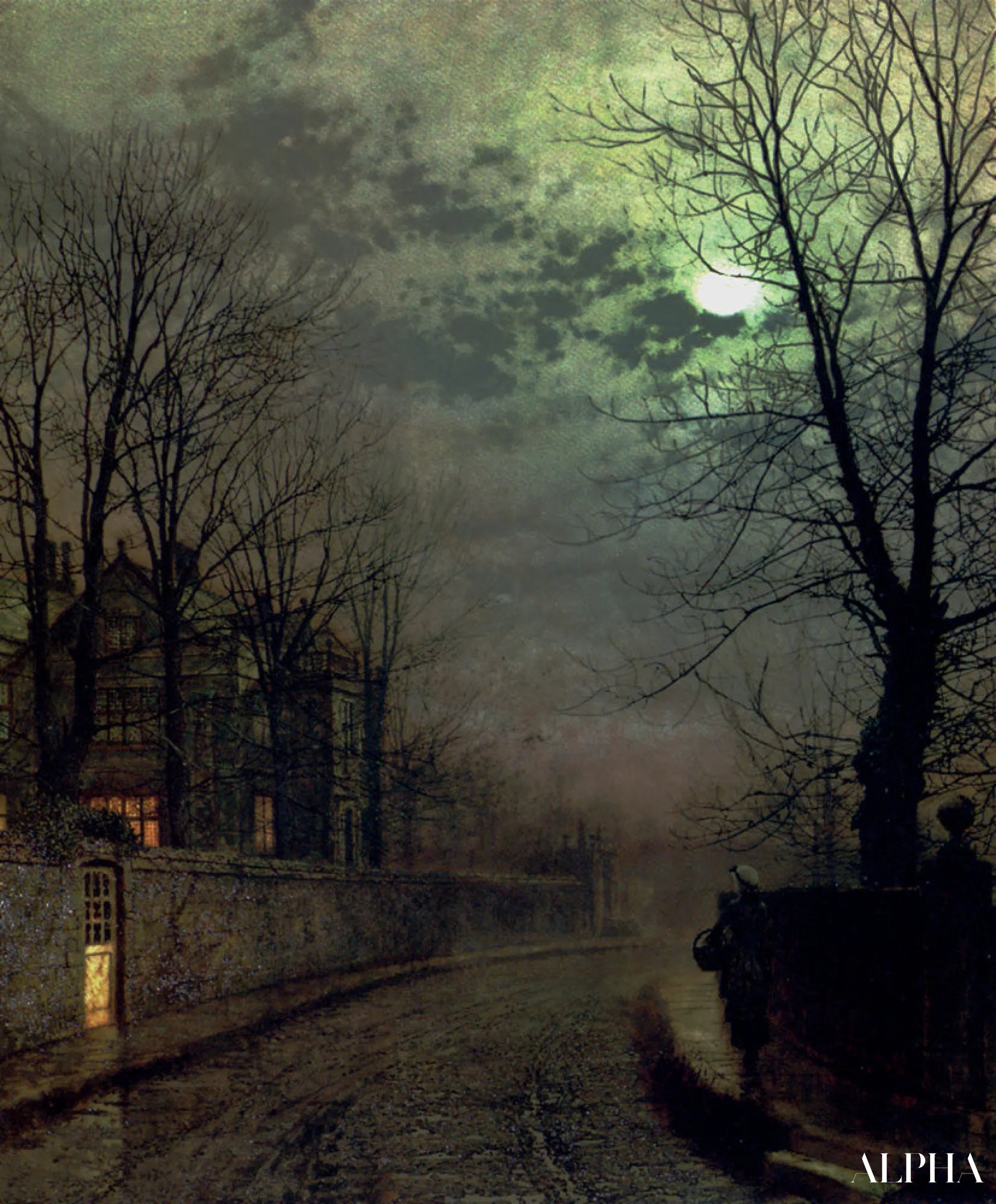 20 ציורים מפורסמים של John Atkinson Grimshaw