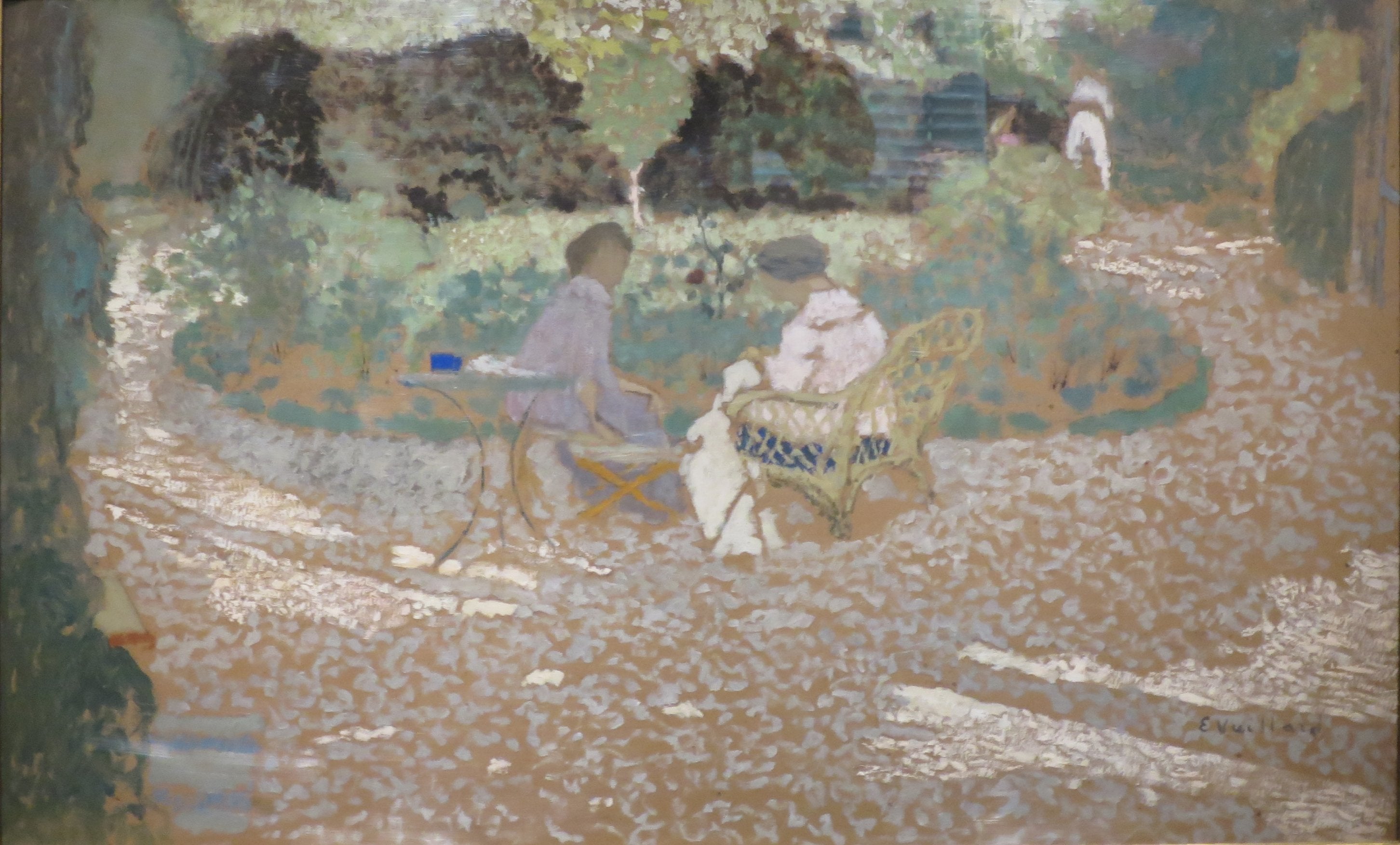 Scène dans un jardin - Édouard Vuillard