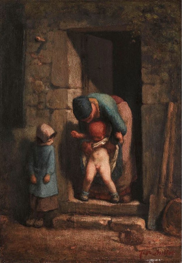 La Précaution maternelle - Jean-François Millet