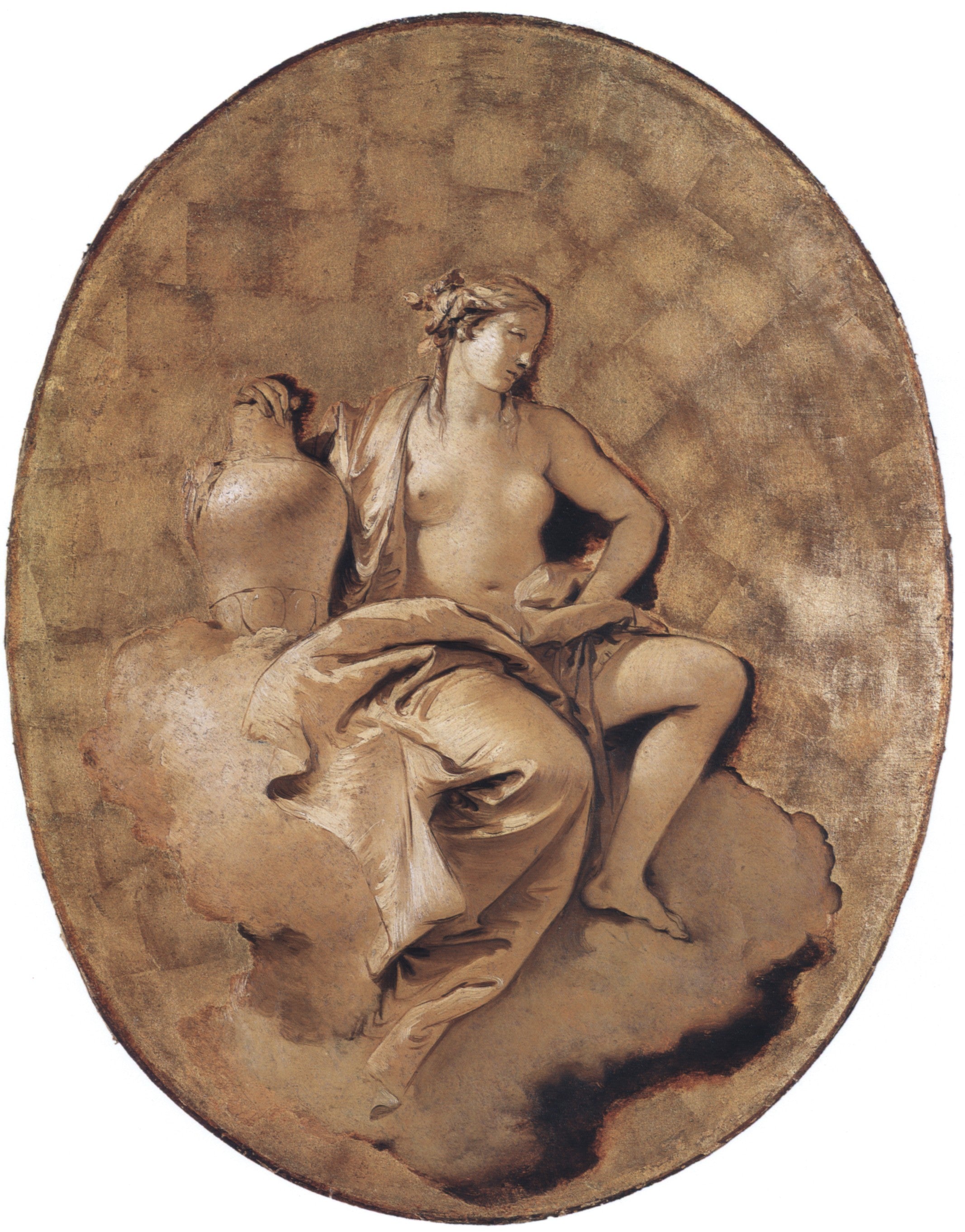 Une figure allégorique féminine - Giovanni Battista Tiepolo