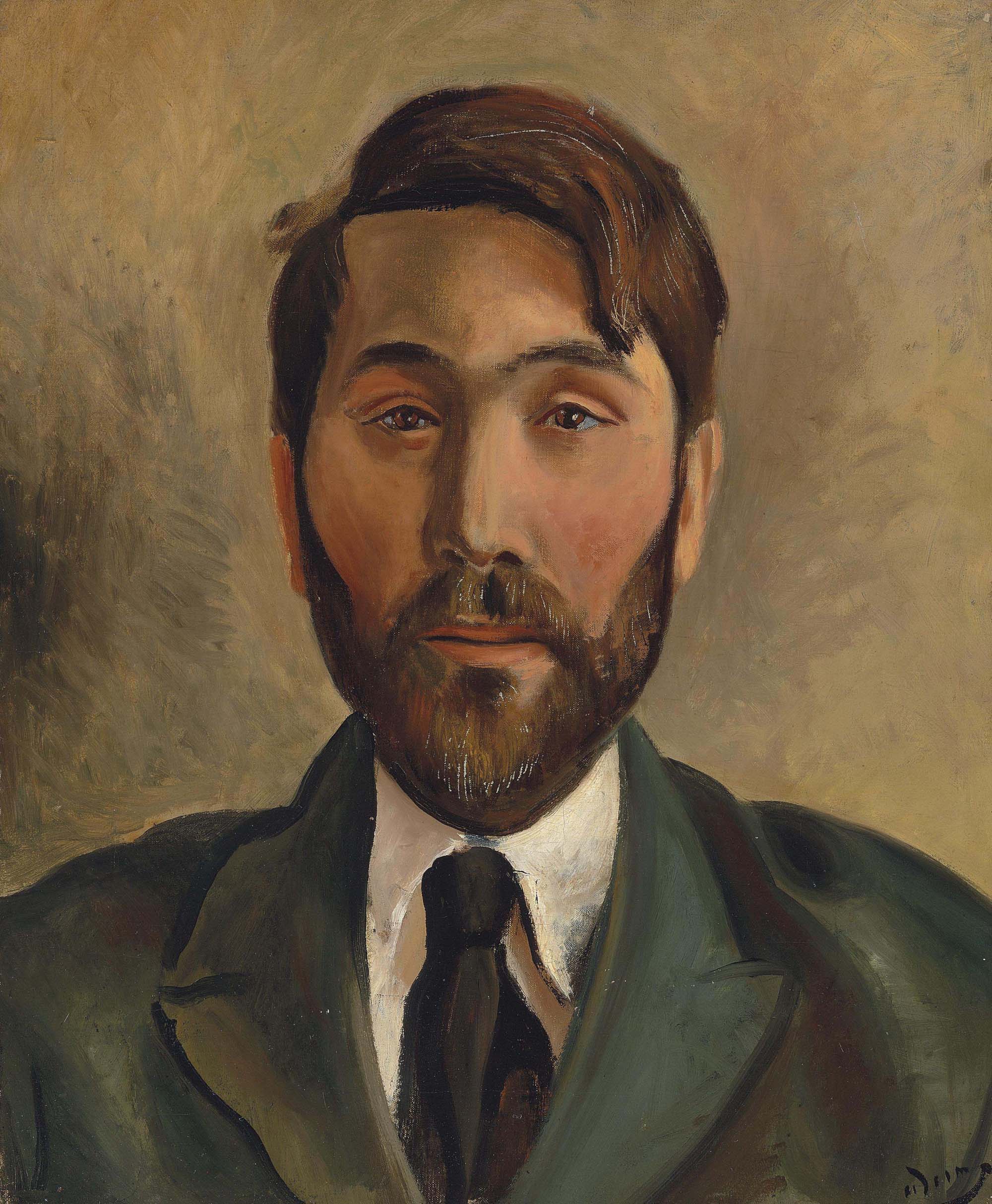 Portrait du marchand Léopold Zborowski - André Derain