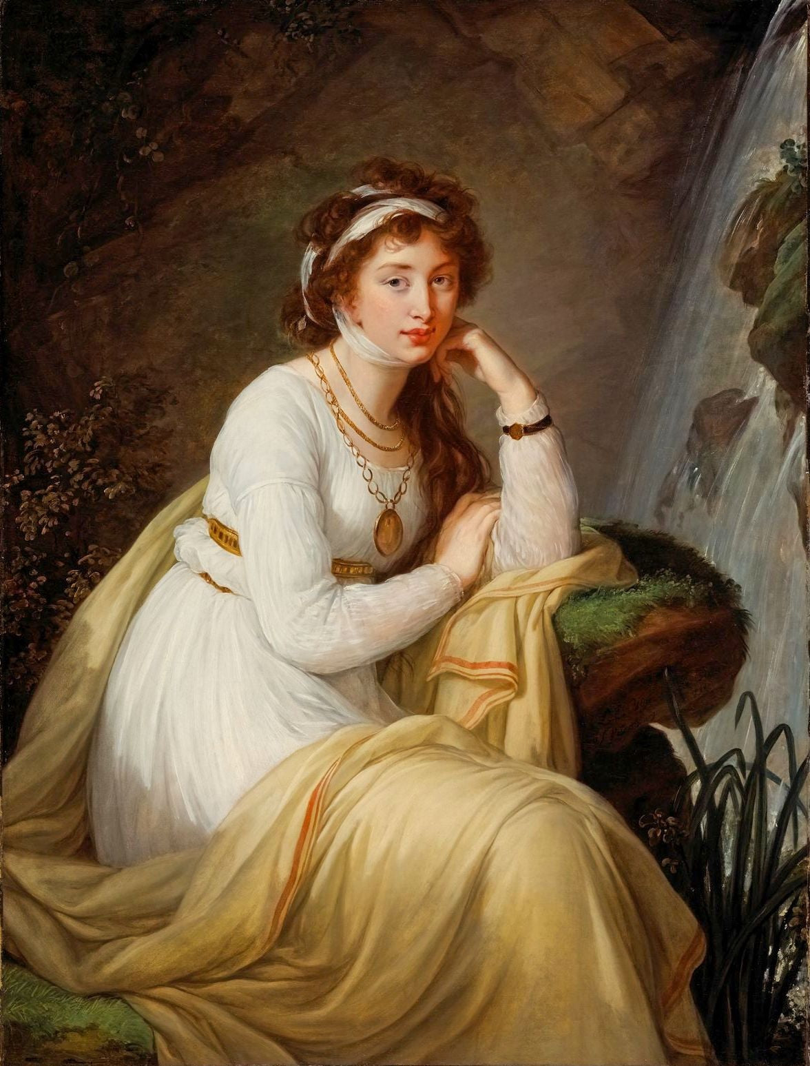 Portrait d'Anna Ivanovna Tolstoï (Baryatinskaya) - Élisabeth Vigée Le Brun