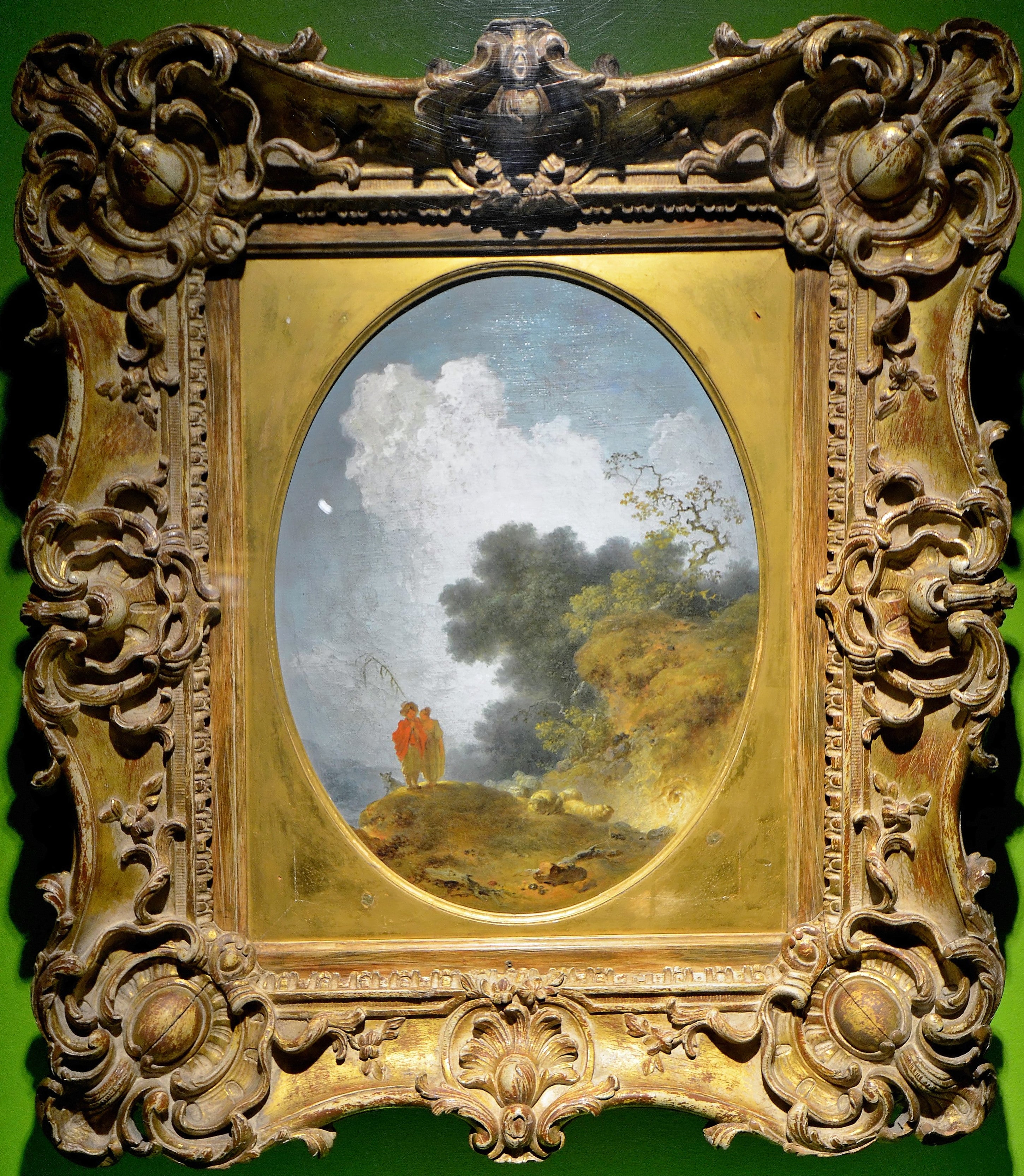 Bergers dans un paysage - Jean-Honoré Fragonard