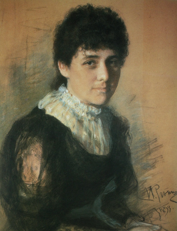 Portrait d'Elena Pavlovna Tarkhanova-Antokolskaya - Ilya Repin