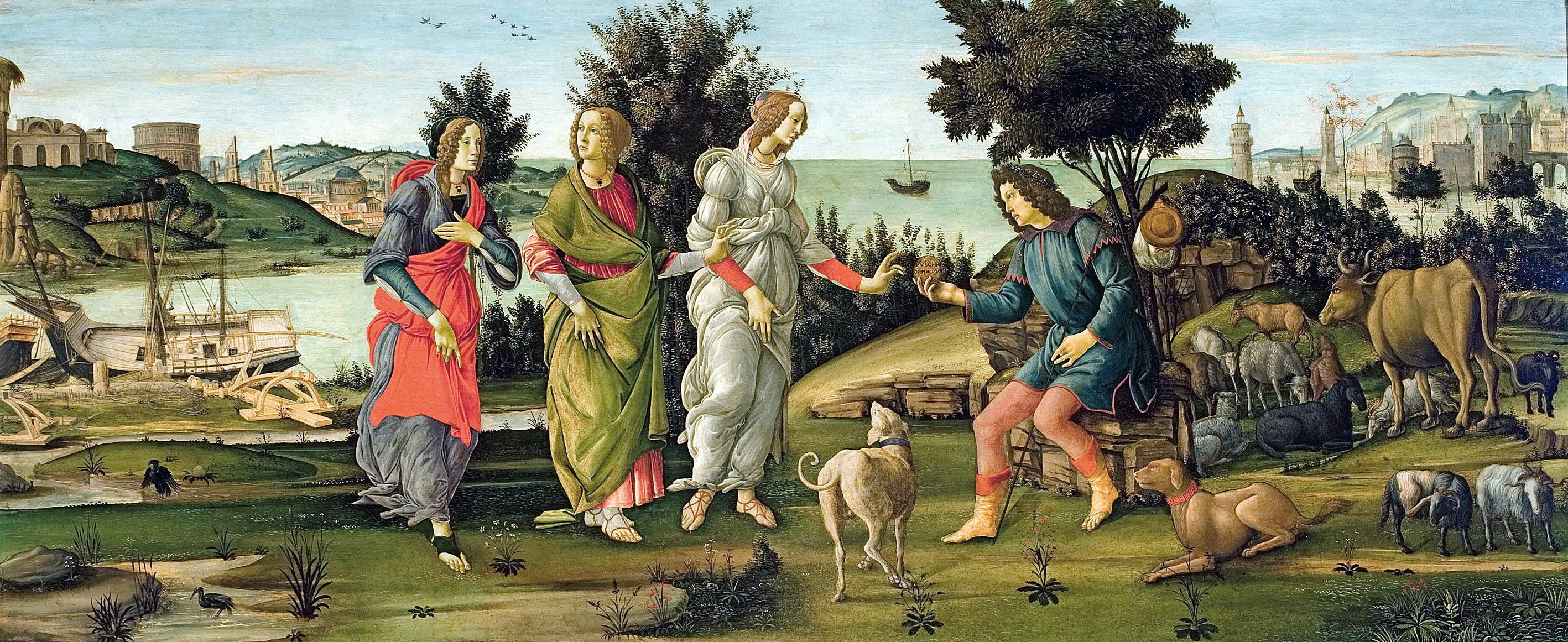 Le Jugement de Pâris - Sandro Botticelli