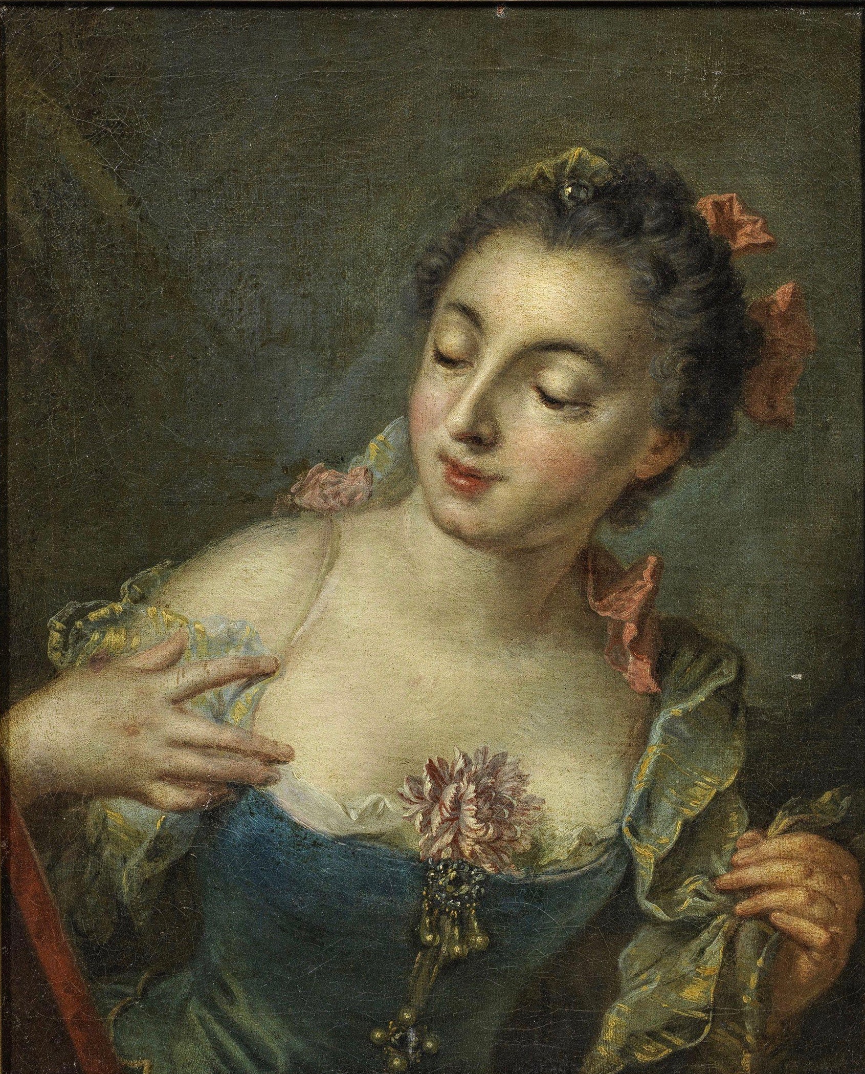 Jeune Mademoiselle à gauche - François Boucher