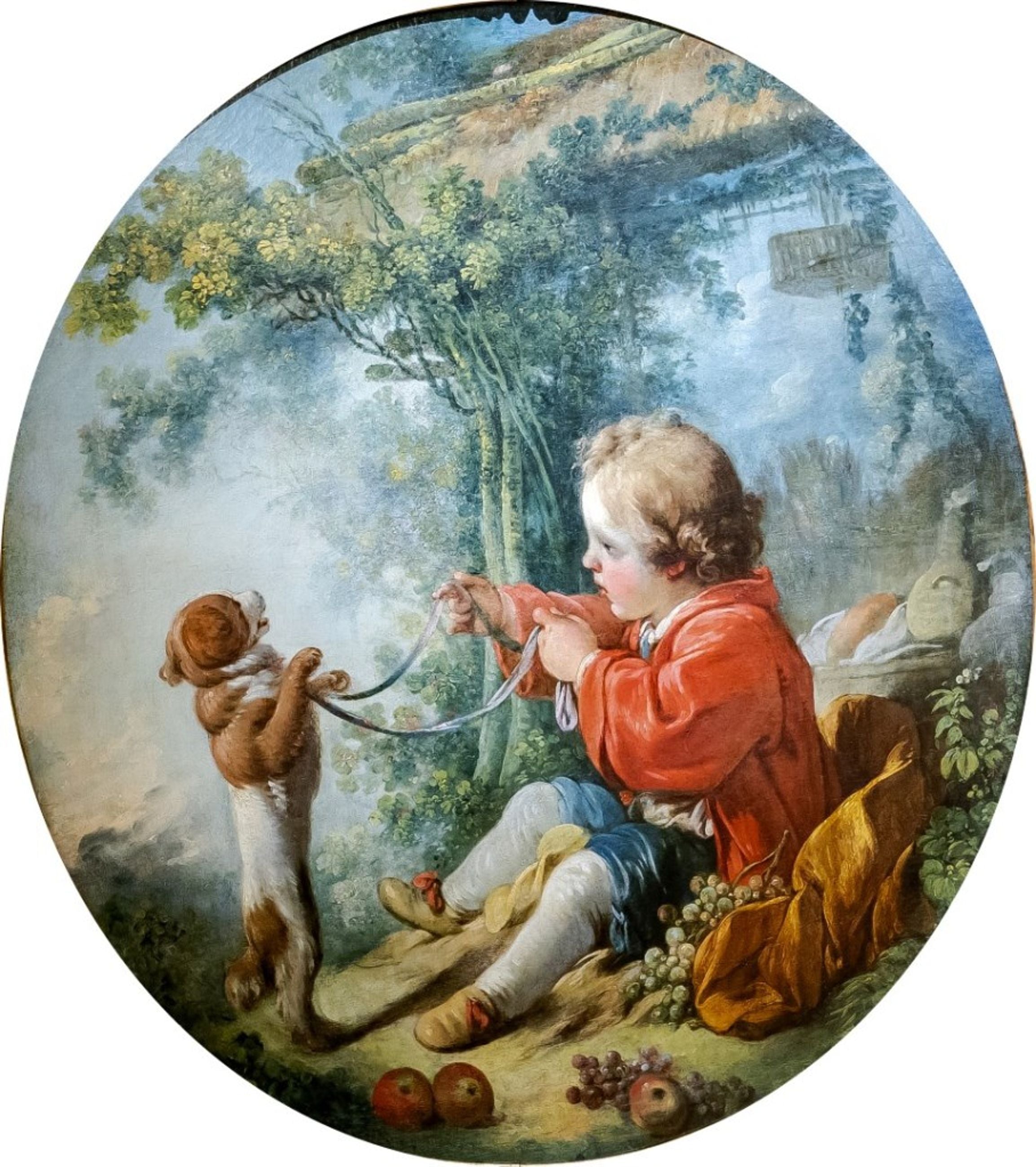 Le Chien savant - Jean-Honoré Fragonard