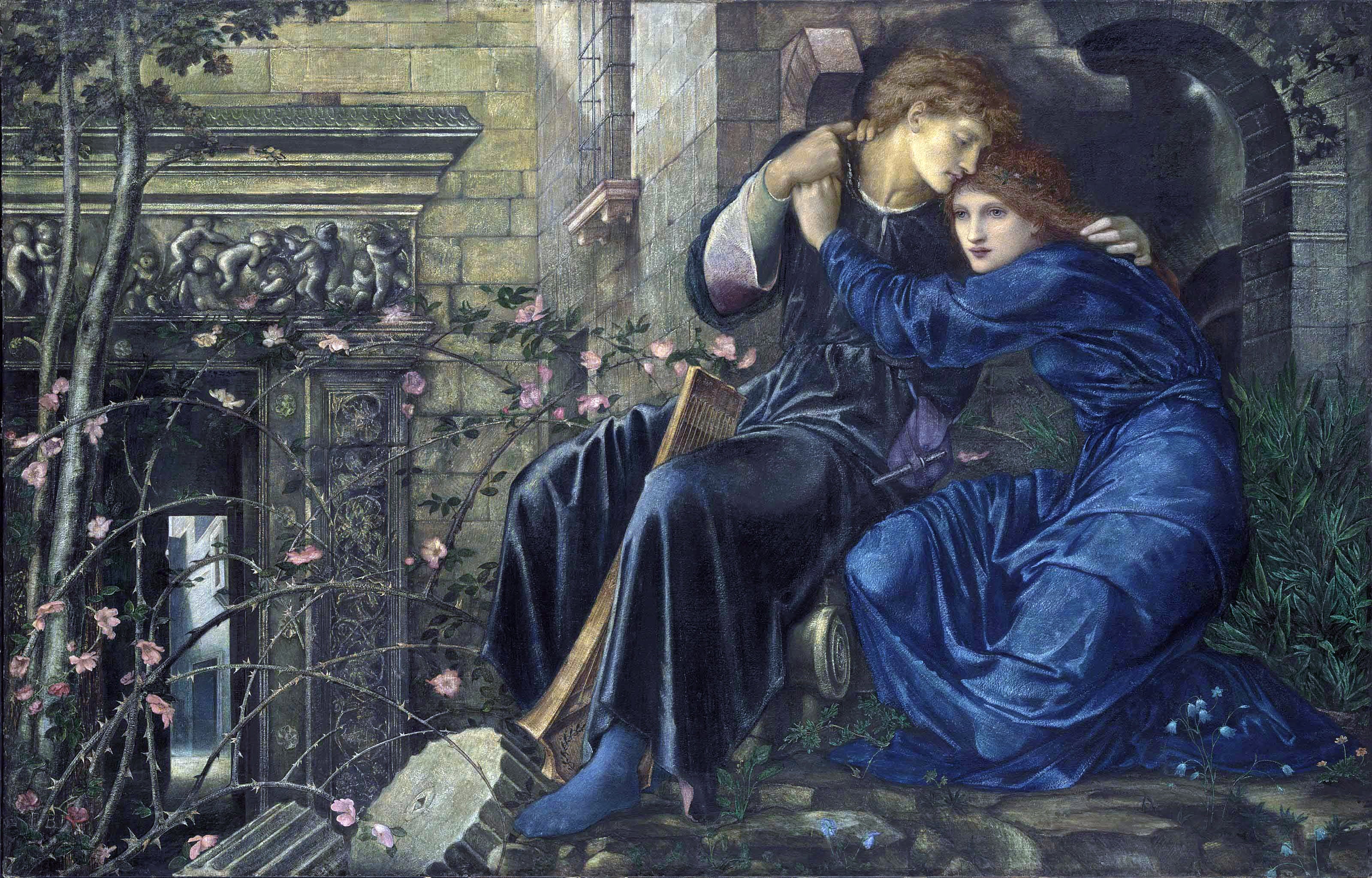 L'amour parmi les ruines - Edward Burne-Jones