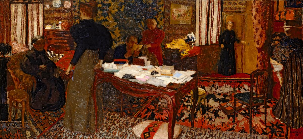 Le Grand Intérieur aux six personnages - Édouard Vuillard