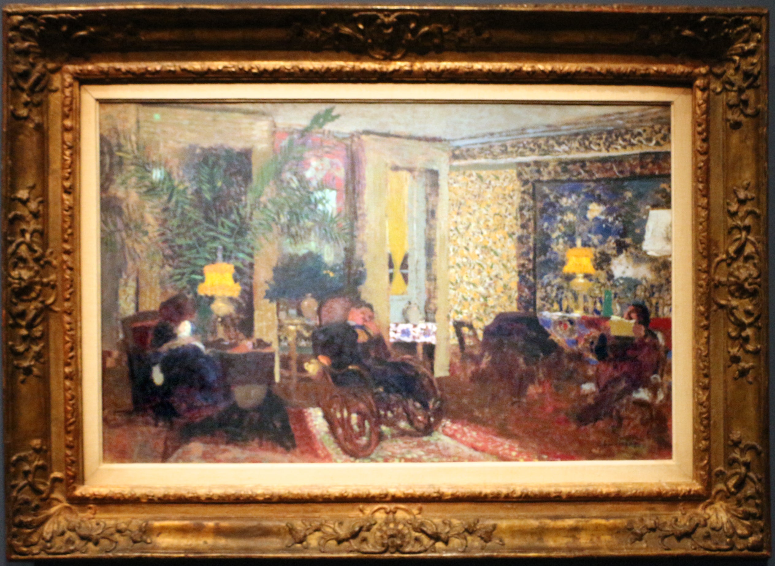 Le Salon aux trois lampes, rue Saint-Florentin - Édouard Vuillard