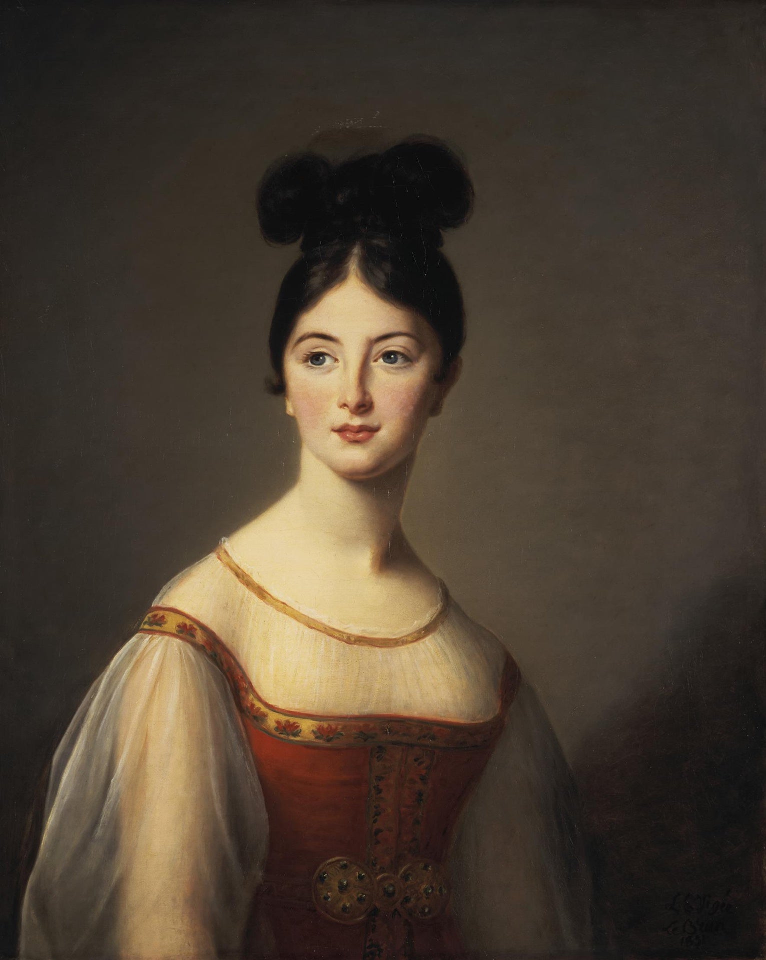 Portrait de Léontine de Rivière - Élisabeth Vigée Le Brun