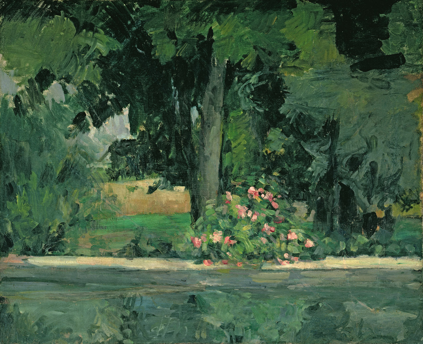 Reproduction du tableau « Bassin du Jas de Bouffan - Paul Cézanne » par Alpha Reproduction en peinture à l’huile
