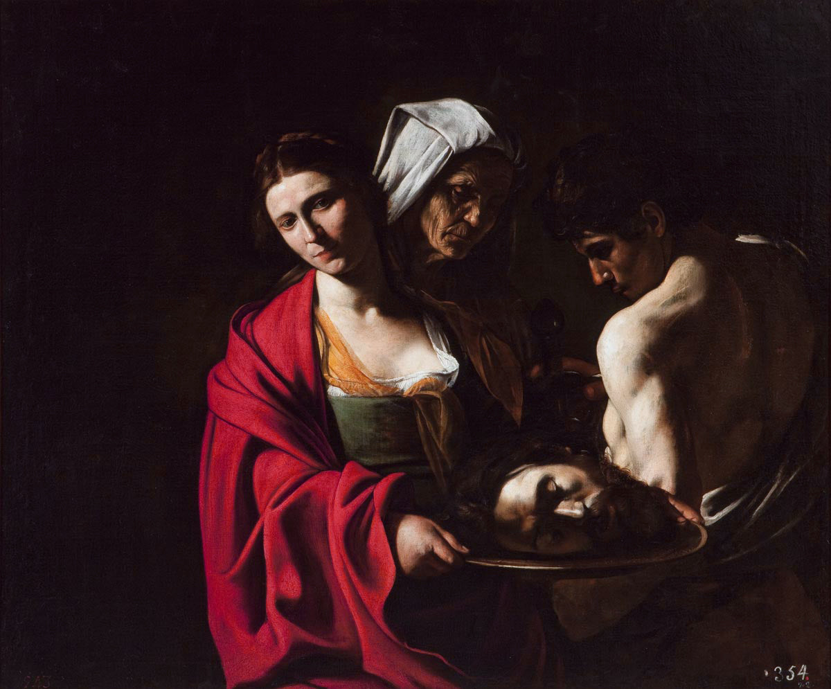 Reproduction du tableau « Salomé avec la tête de saint Jean-Baptiste - Le Caravage » par Alpha Reproduction en peinture à l’huile