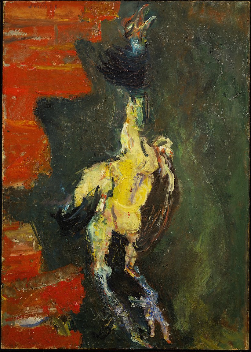 Poulet pendu devant un mur de briques - Chaïm Soutine