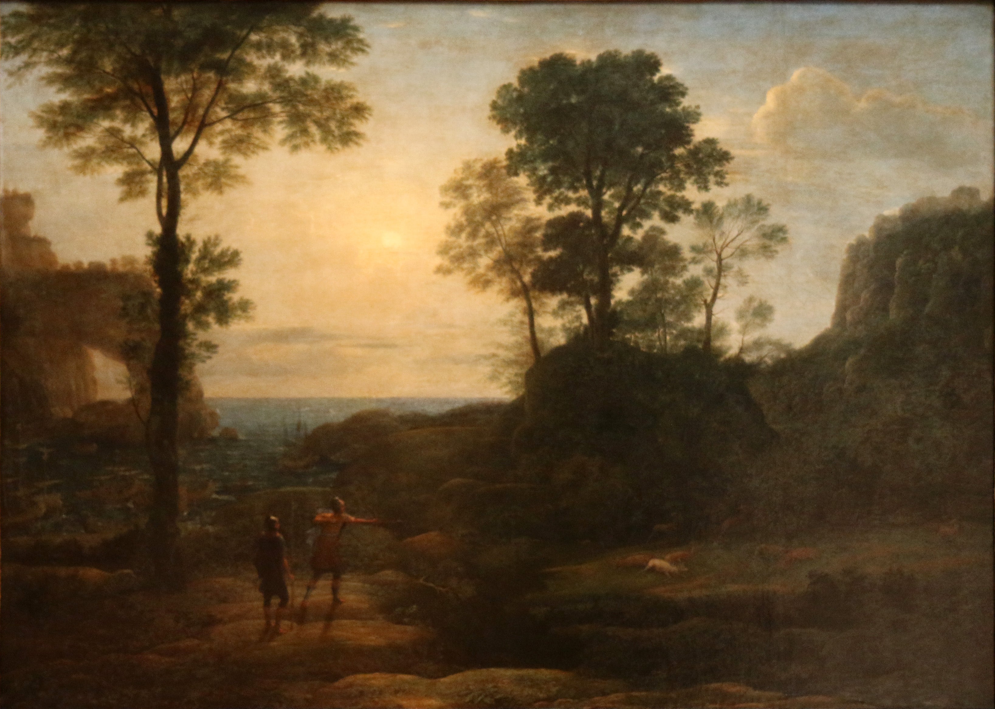 Enée chassant le cerf sur la côte de Libye - Claude Lorrain