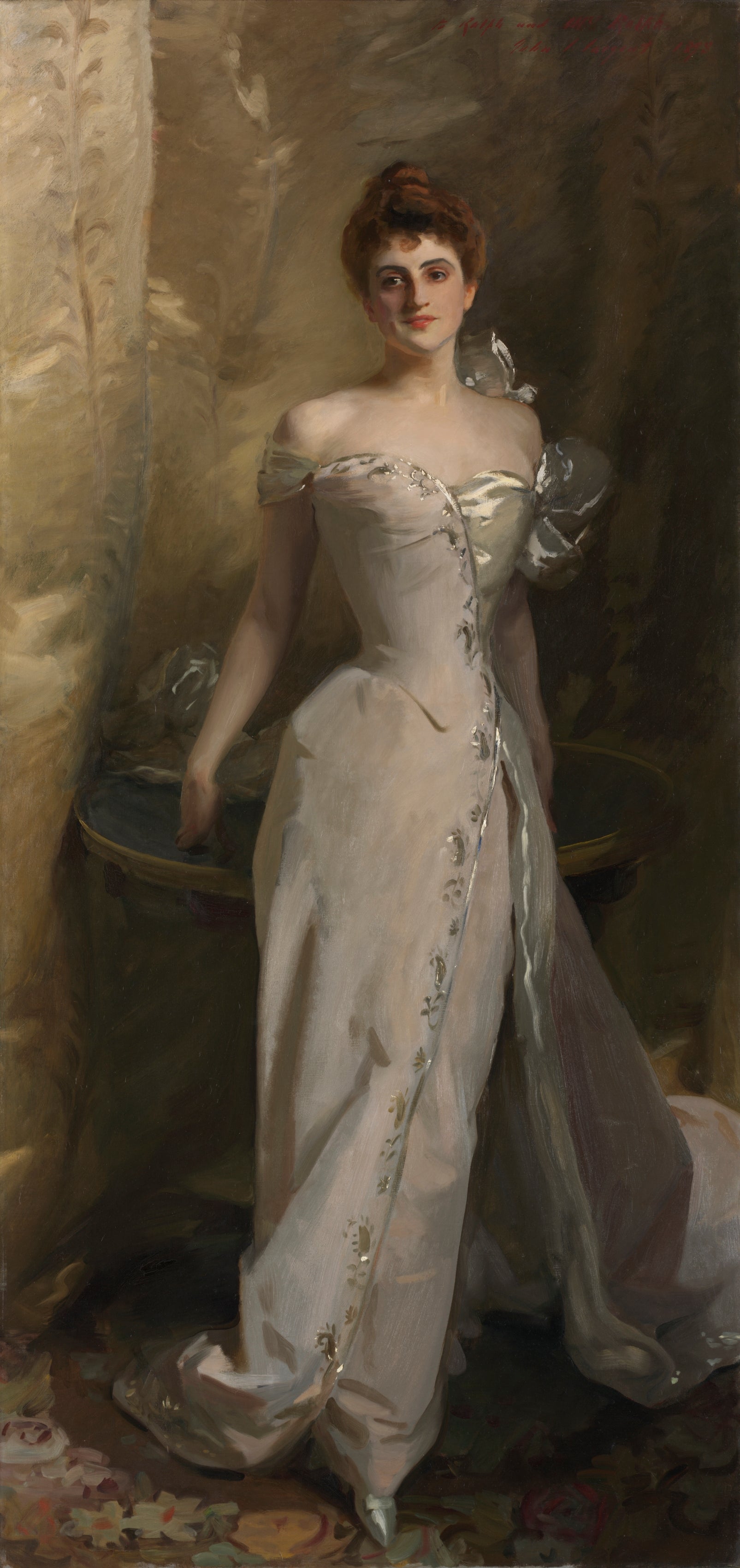 Reproduction du tableau « Portrait de Lisa Colt Curtis - John Singer Sargent » par Alpha Reproduction en peinture à l’huile