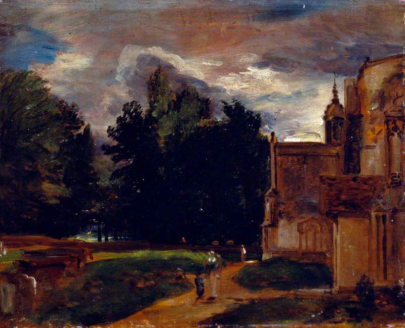 Porche de l'église d'East Bergholt - John Constable