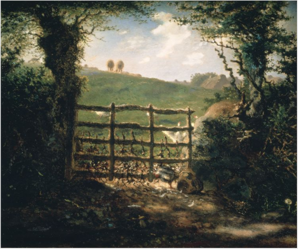 Scène de campagne avec style - Jean-François Millet