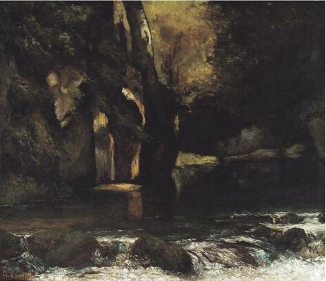 Grotte du Puits Noir - Gustave Courbet