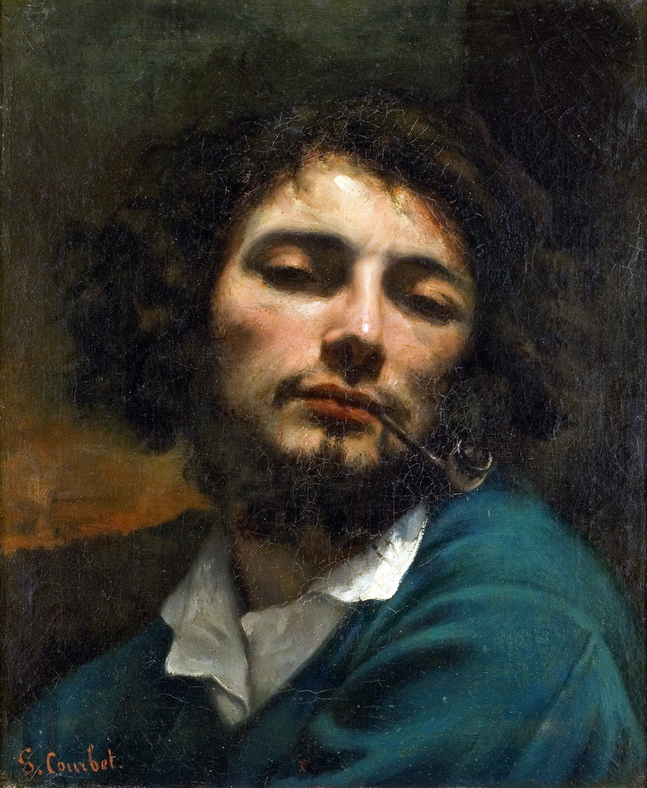 L'Homme à la pipe - Gustave Courbet