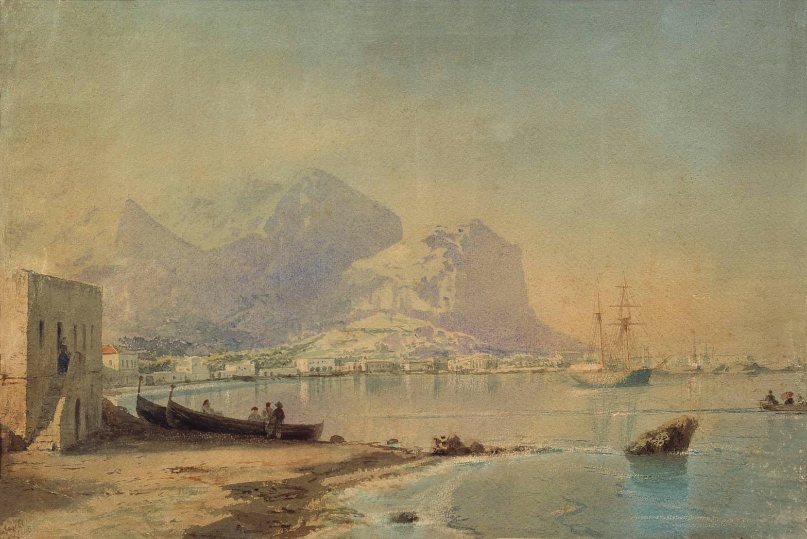 Dans le port - Ivan Aïvazovski