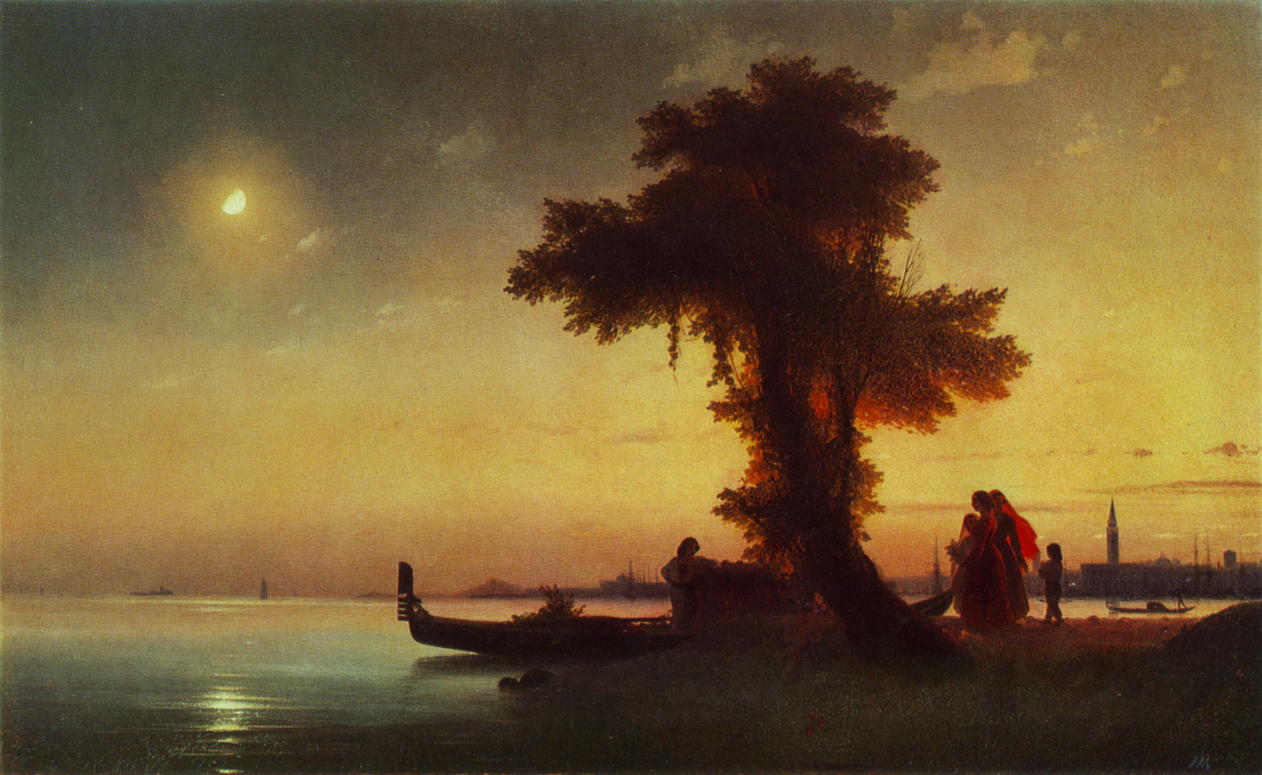 Une baie près de Venise - Ivan Aïvazovski