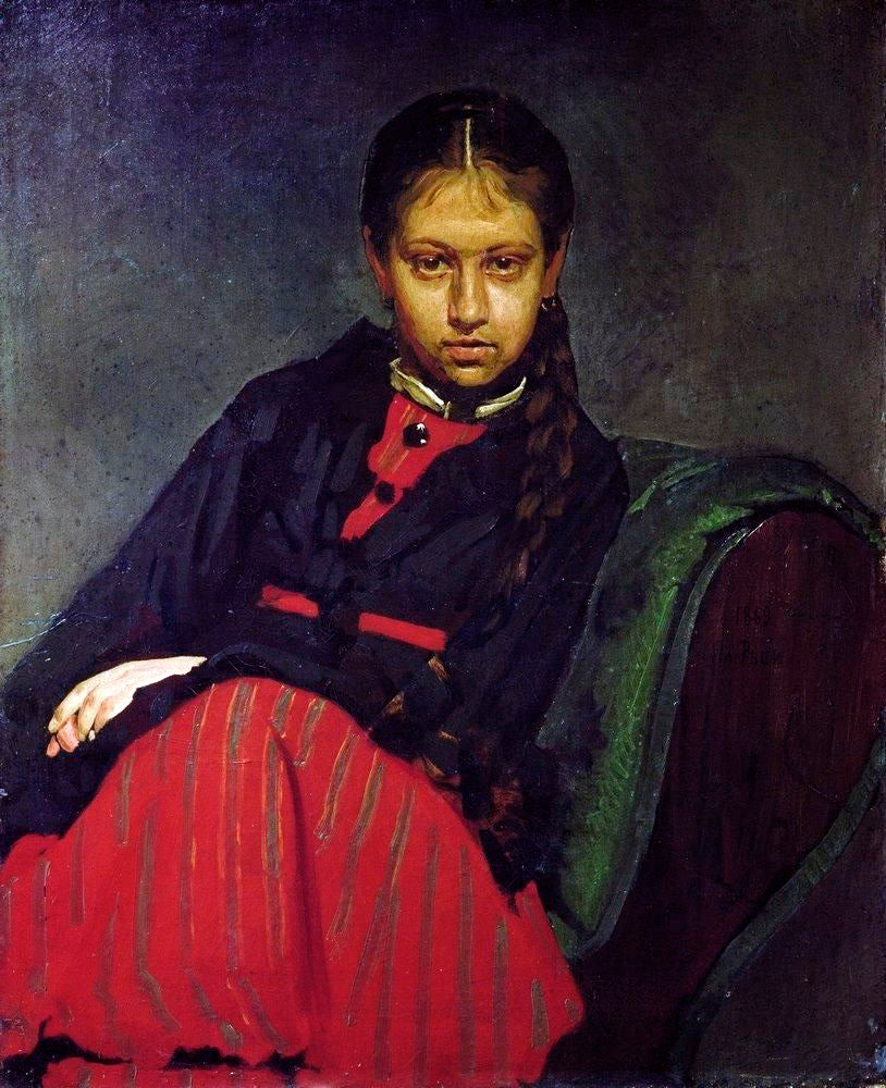Portrait de Vera Chevtsova - Ilya Repin