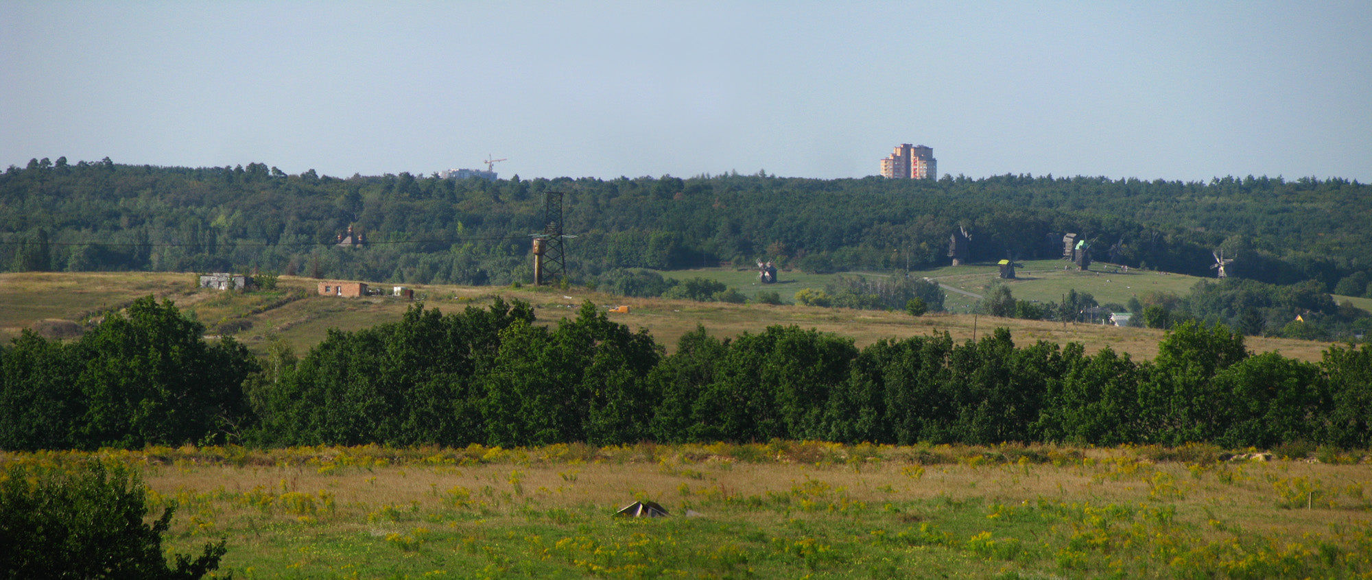 Moulin à vent dans le champ - Ivan Chichkine