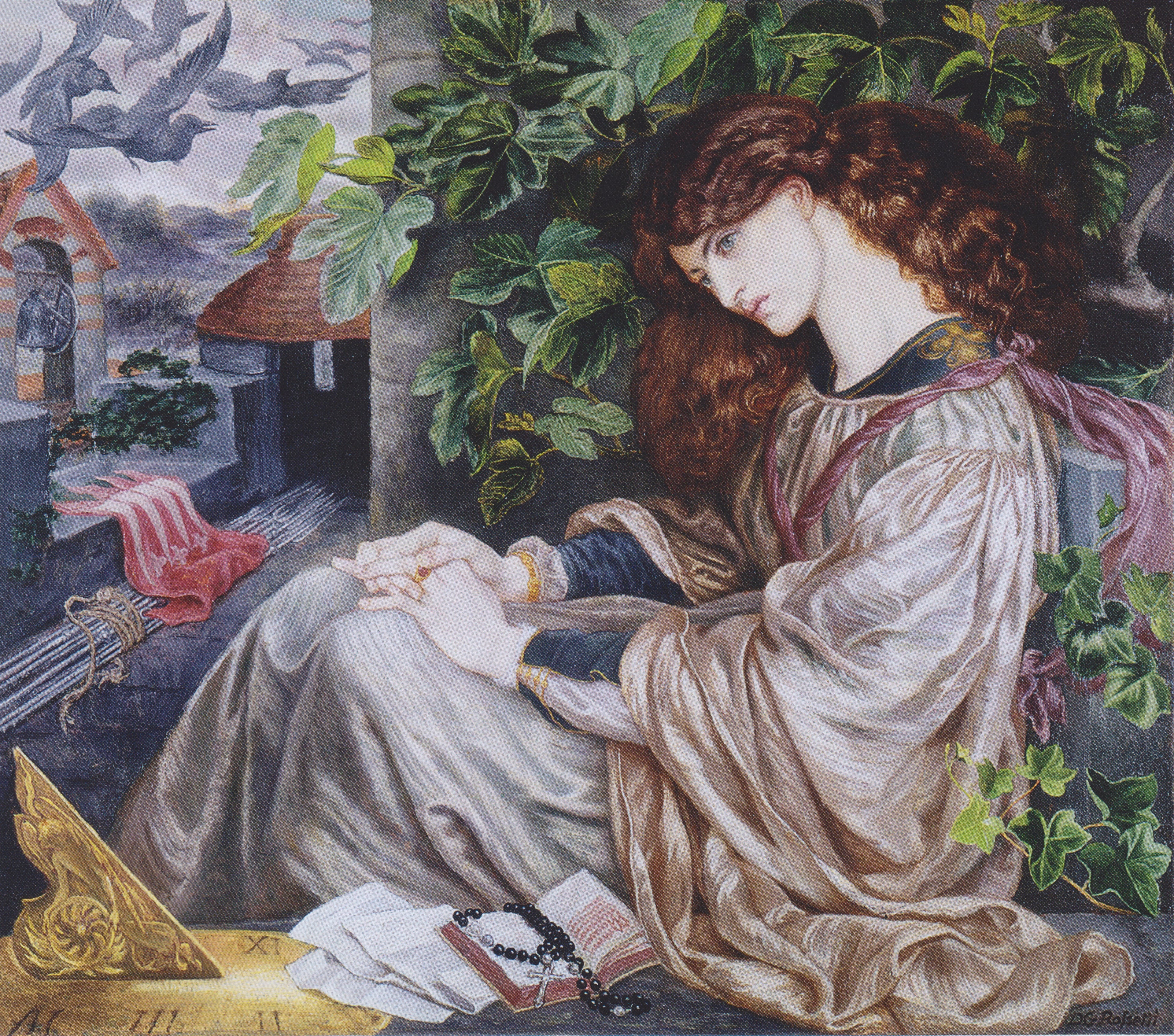 La Pia de' Tolomei - Dante Gabriel Rossetti
