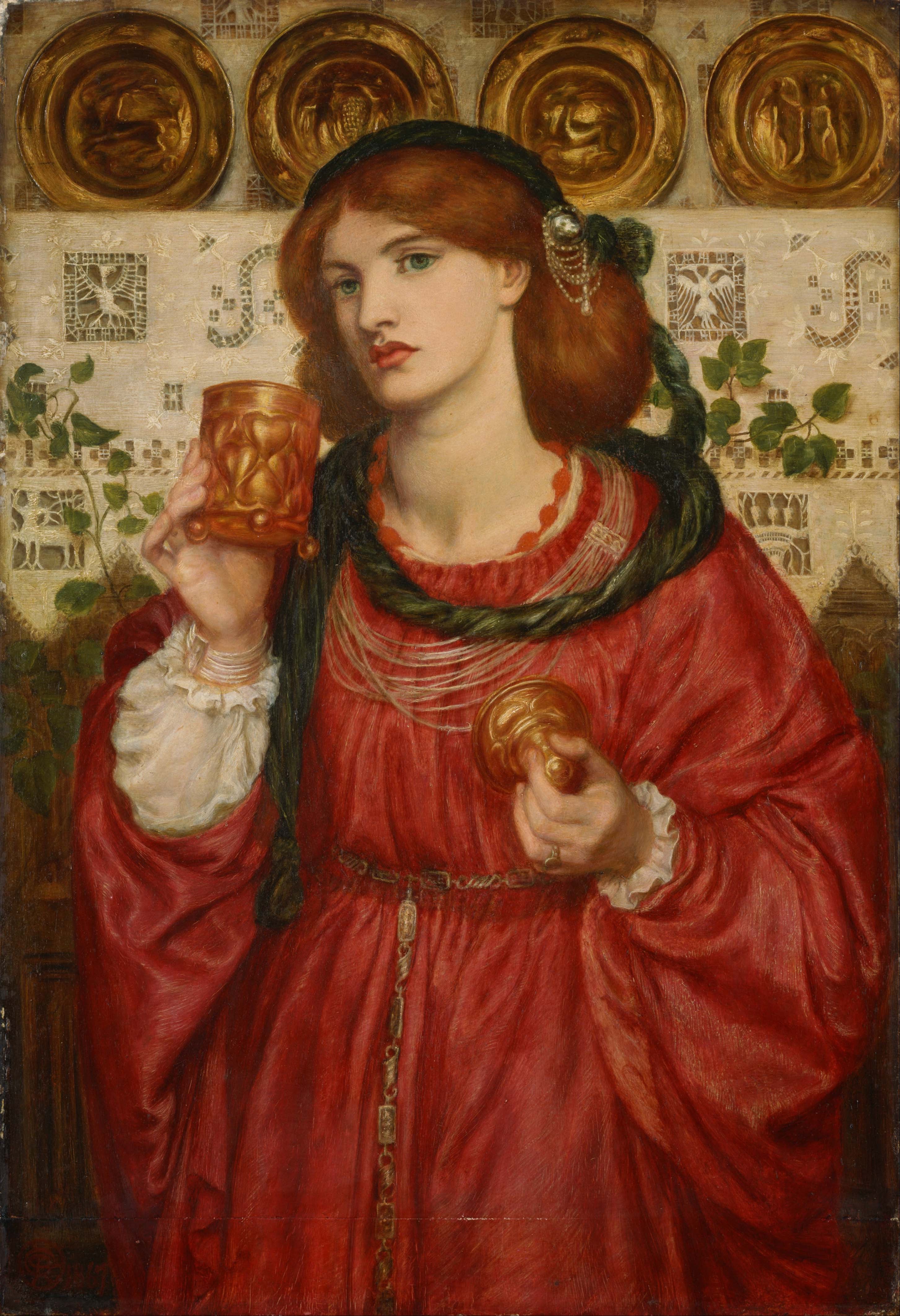 La Coupe d'amour - Dante Gabriel Rossetti