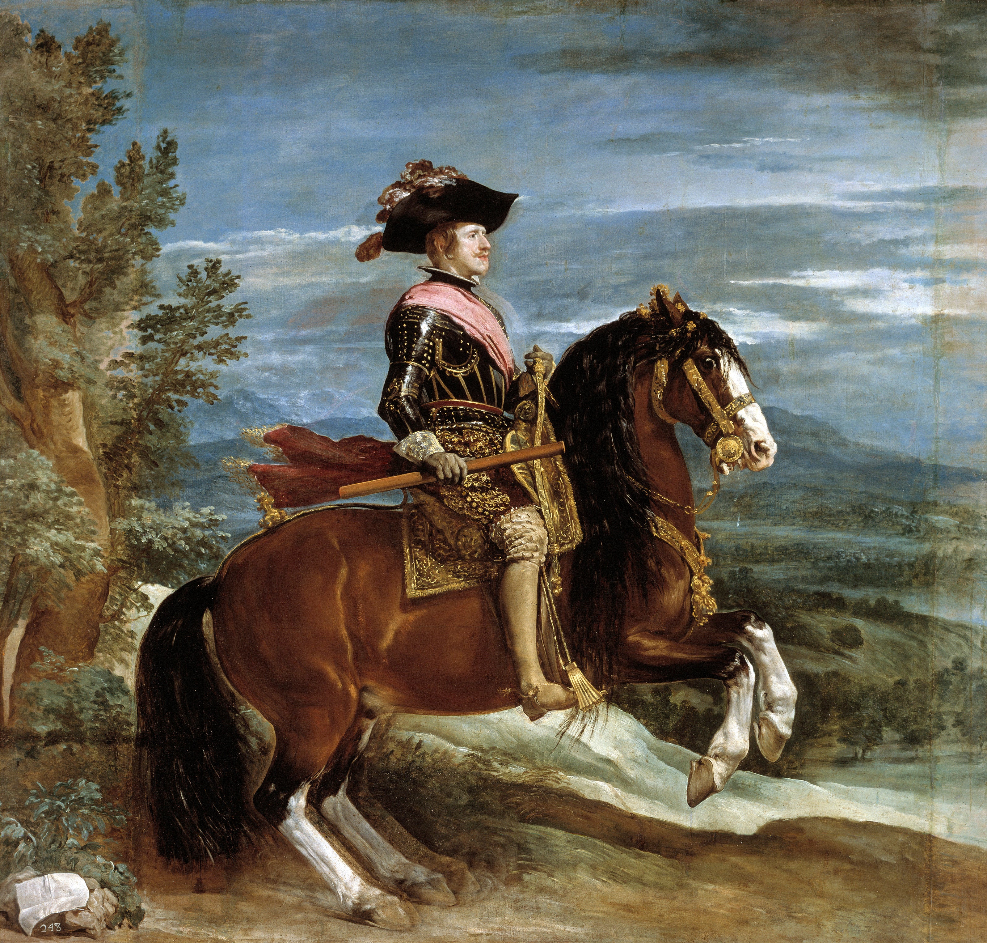 Philippe IV à cheval - Diego Velázquez