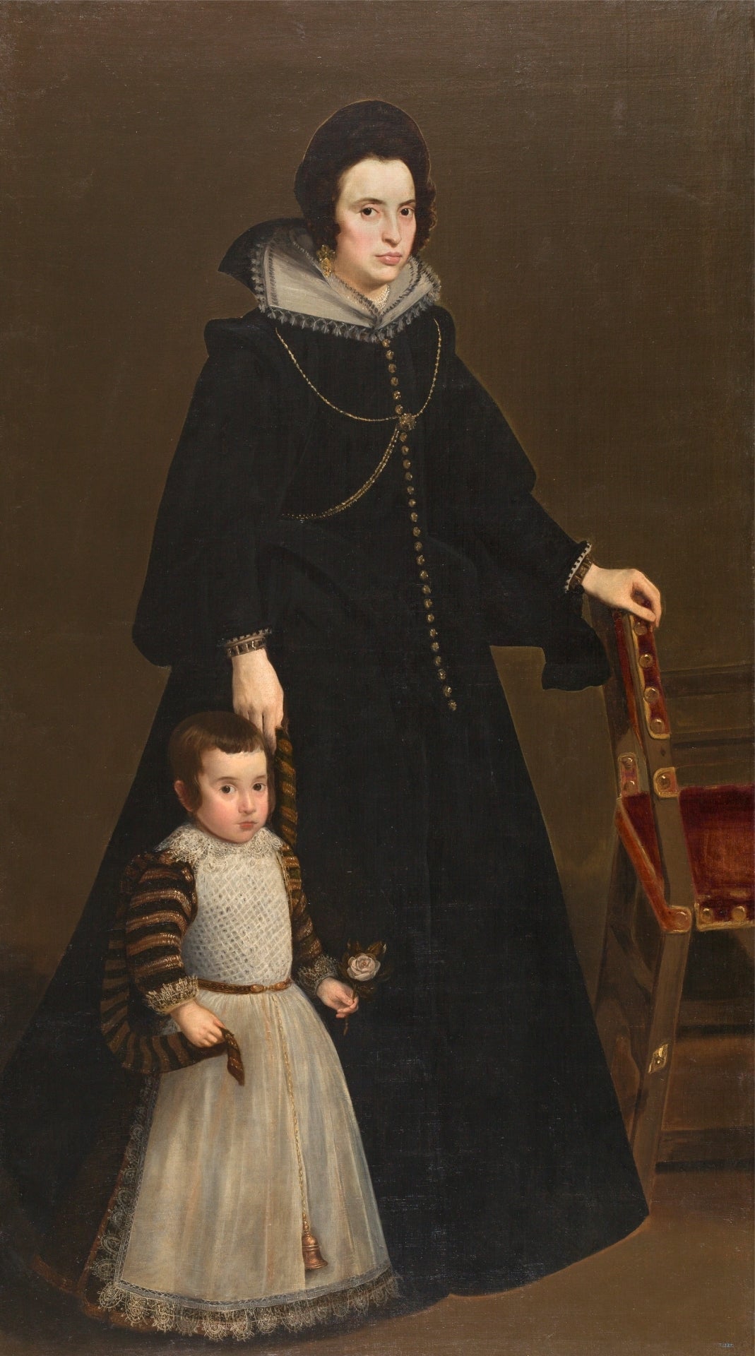 Doña Antonia de Ipeñarrieta y Galdós et fils don Luis - Diego Velázquez
