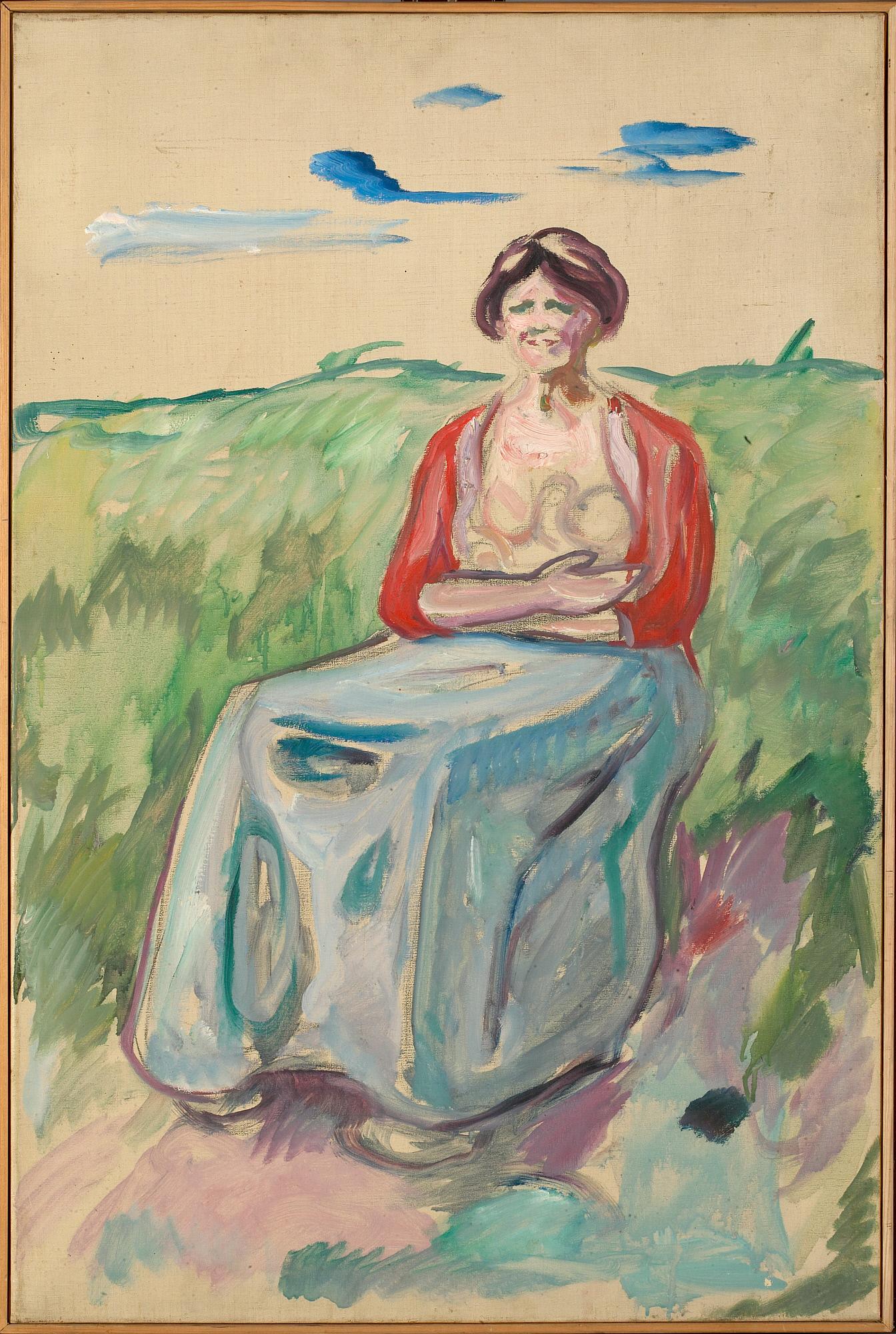 Reproduction du tableau « Alma Mater : étude - Edvard Munch » par Alpha Reproduction en peinture à l’huile