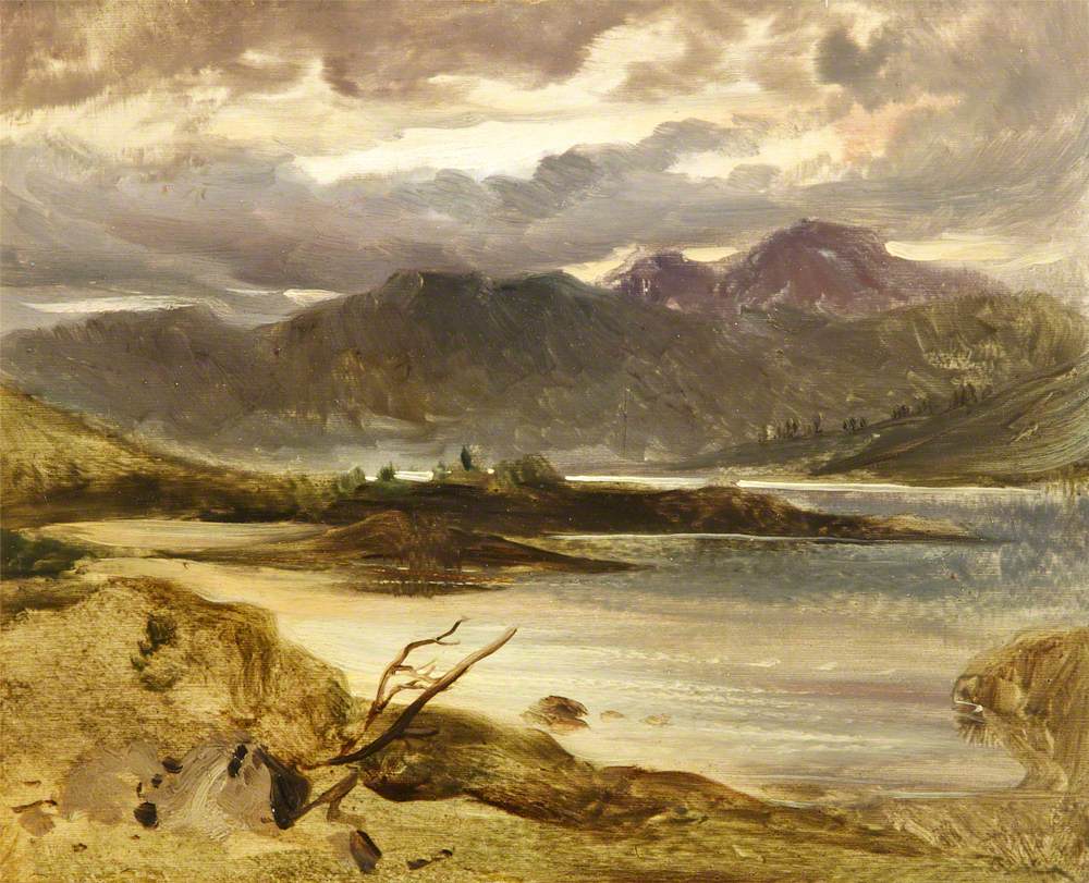 Une scène de lac - Edwin Henry Landseer