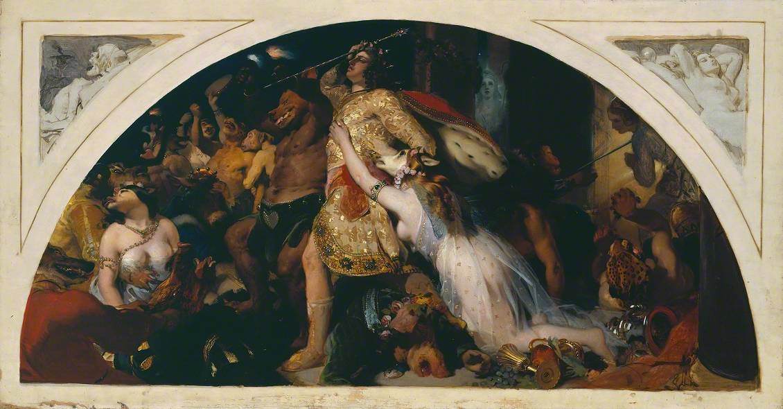 La défaite de Comus - Edwin Henry Landseer