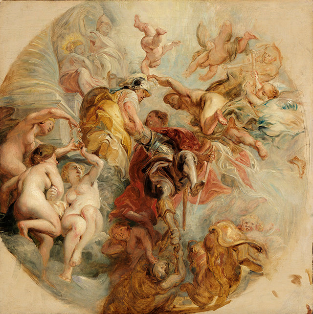 Reproduction du tableau « Q104523728 - Eugène Delacroix » par Alpha Reproduction en peinture à l’huile