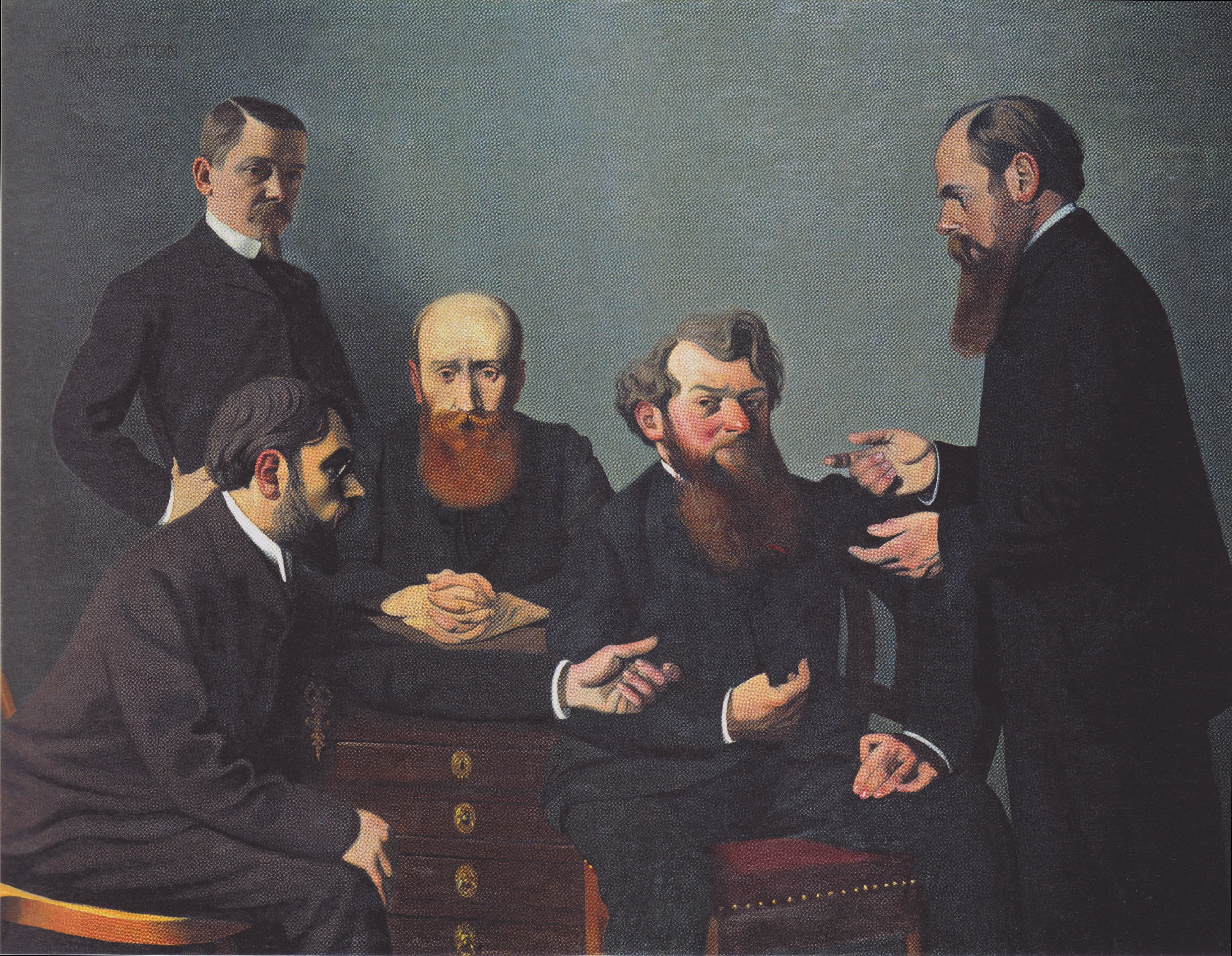 Les cinq peintres - Félix Vallotton