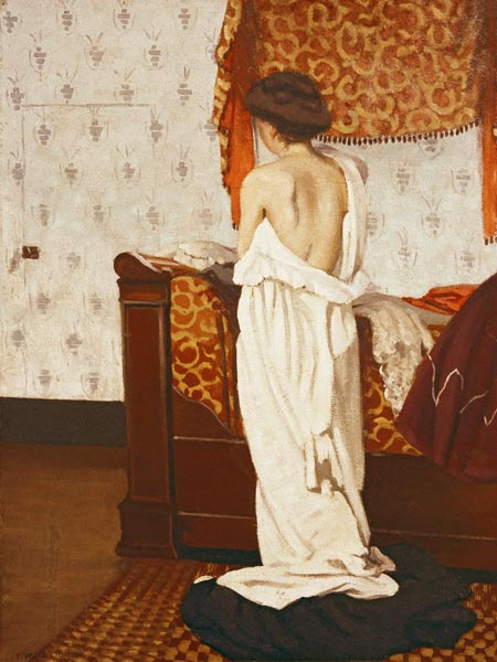 Nu de dos dans un intérieur - Félix Vallotton