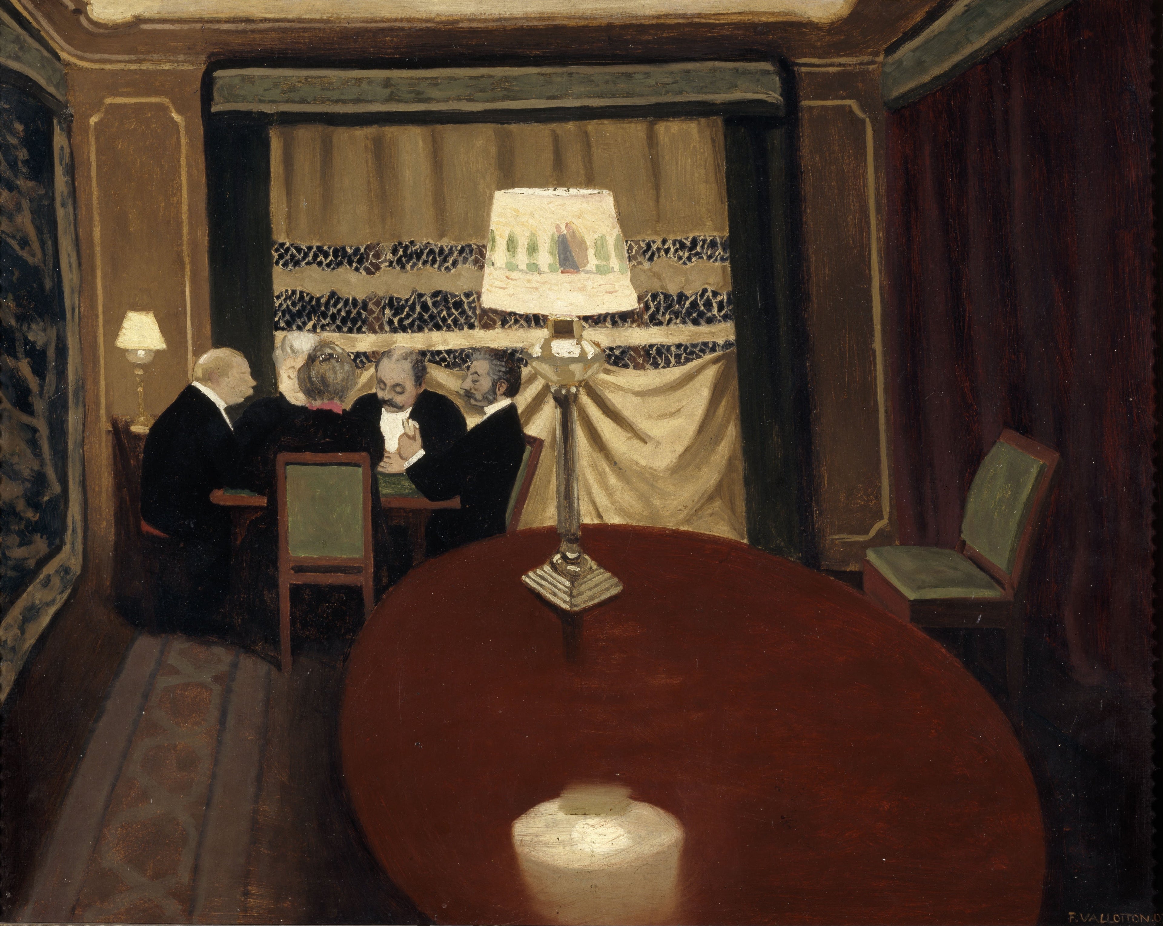 Le Poker - Félix Vallotton