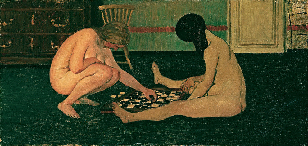 Femmes nues jouant aux dames - Félix Vallotton