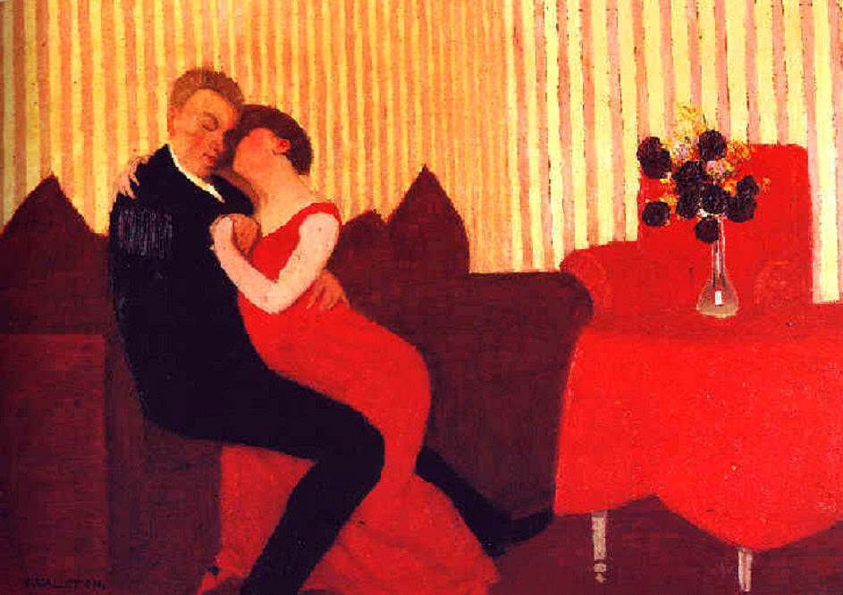 Le Mensonge - Félix Vallotton