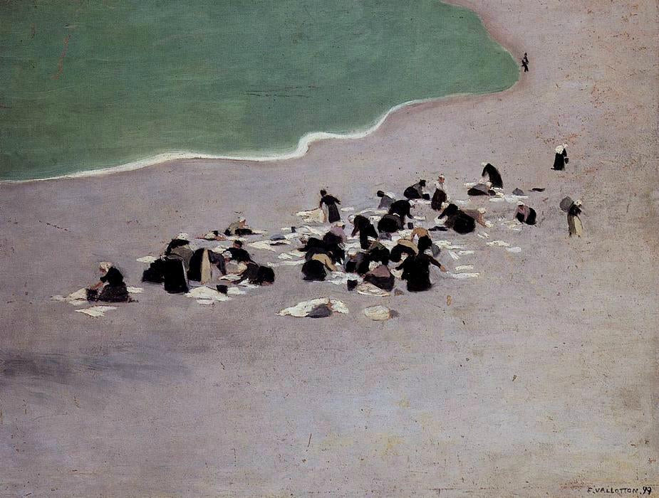 Laveuses à Étretat - Félix Vallotton