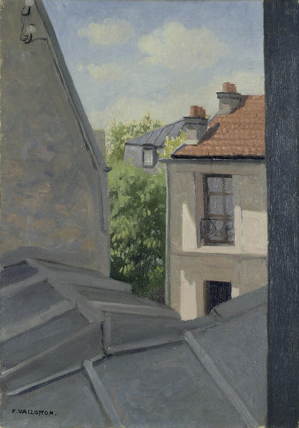 Les toits, rue Mérimée - Félix Vallotton