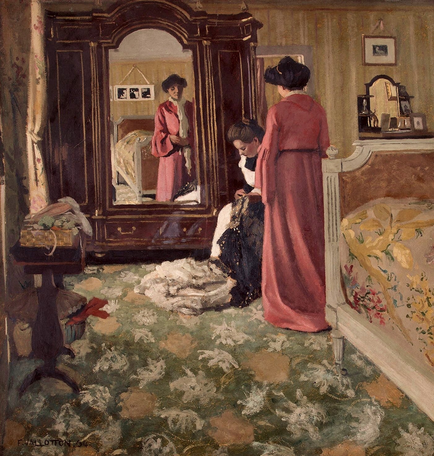 Intérieur, chambre à deux personnages - Félix Vallotton