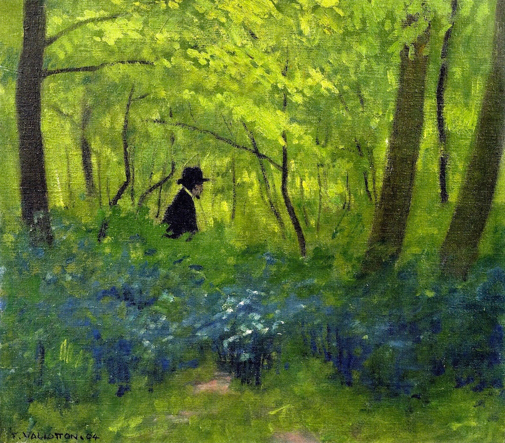 Le satyre dans le Bois de Boulogne - Félix Vallotton