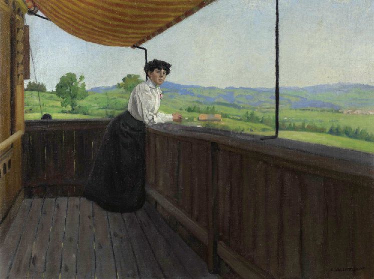 Sur le balcon - Félix Vallotton